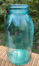 Load image into Gallery viewer, Blue Ball 1 1/2 Quart Canning Jar #3 - Vintage Blue Mason Jar
