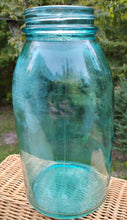 Load image into Gallery viewer, Blue Ball 1 1/2 Quart Canning Jar #3 - Vintage Blue Mason Jar
