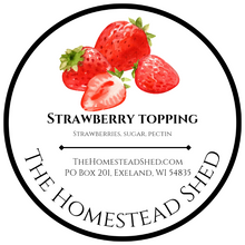 Load image into Gallery viewer, Fresh Strawberry Topping 1/2 Pint
