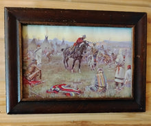 Load image into Gallery viewer, &quot;Single-Handed&quot; Framed Print by C.M. Russell
