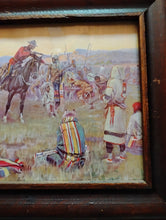 Load image into Gallery viewer, &quot;Single-Handed&quot; Framed Print by C.M. Russell
