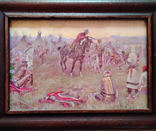 Load image into Gallery viewer, &quot;Single-Handed&quot; Framed Print by C.M. Russell
